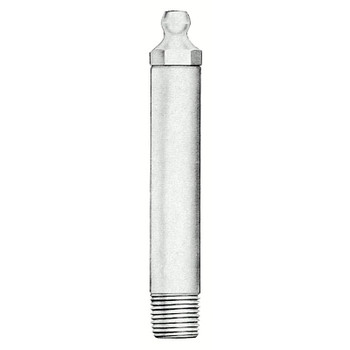 Alemite Hydraulic Fittings, Straight, 2 5/8 in, Male/Male, 1/8 in (PTF) (1 EA / EA)