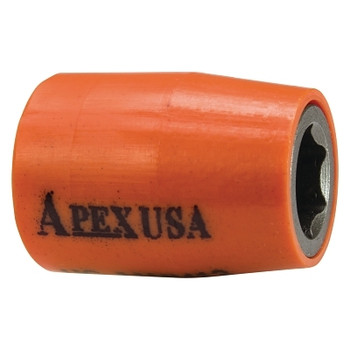 APEX 1/4 in Square Drive Socket, 10 mm, 6 Points, 5/Bag (1 EA / EA)