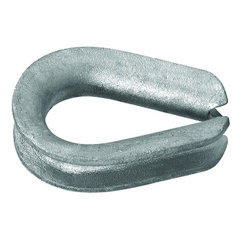 Campbell 765-G Series Heavy Wire Rope Thimbles, 5/8 in, Galvanized Zinc (1 EA / EA)
