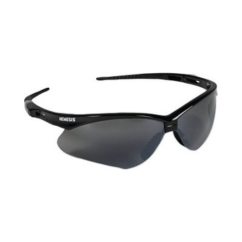 KleenGuard V30 Nemesis Safety Glasses, Smoke Mirror, Polycarbonate Lens, Mirror, Black Frame/Temples, Nylon (1 PR / PR)