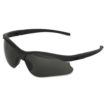 KleenGuard V30 Nemesis Safety Glasses, Smoke, Polycarbonate Lens, Uncoated, Black Frame/Temples, Nylon, Small (12 EA / CA)