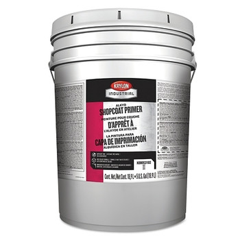 Krylon Alkyd Shopcoat Primer, 5 Gallon Pail, Gray (5 GA / PA)