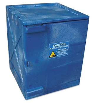 Eagle Mfg Modular Quik-Assembly Poly Cabinet, HDPE, 4 Gallon, Blue (1 EA / EA)