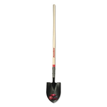 TRUE TEMPER Forged Round Point Shovel, 11.5 in L x 8.75 in W blade, Round Point, 45 in Hardwood Straight Cushion Handle (1 EA / EA)