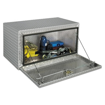 Crescent JOBOX Underbed Truck Boxes, 36 in W x 18 in D x 18 in H, Aluminum, Silver (1 EA / EA)