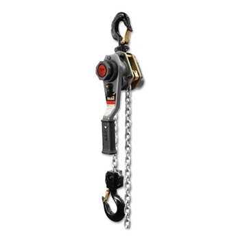 Jet JLH Series Lever Hoists, 1 1/2 Tons Cap., 15 ft Lifting Height, 1 Fall, 74.89 lb (1 EA / EA)