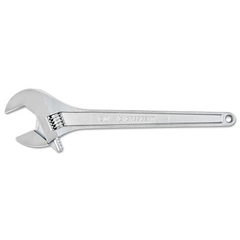 Crescent Adjustable Chrome Wrench, 18 in OAL, 2-1/16 in Opening, Chrome Plated, Tapered Handle (1 EA / EA)