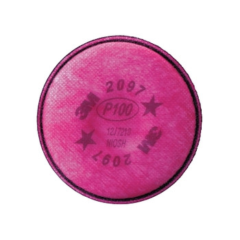 3M Personal Safety Division 2000 Series Particulate Filter, P100, Nuisance Level Organic Vapor, Magenta (2 EA / PK)