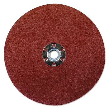 Weiler Wolverine Resin Fiber Discs, 7 in Dia, 5/8 Arbor, 120 Grit, Aluminum Oxide (25 EA / BX)