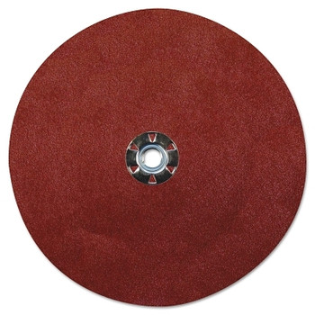 Weiler Wolverine Resin Fiber Discs, 9 in Dia, 5/8 Arbor, 80 Grit, Aluminum Oxide (25 EA / BX)