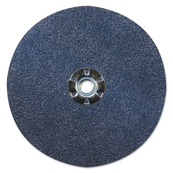 Weiler Tiger Resin Fiber Discs, 7 in Dia, 5/8 Arbor, 50 Grit, Zirconia (25 EA / BX)