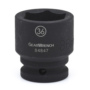 GEARWRENCH Surface Drive 6 Point Standard Impact Metric Sockets, 3/4 in Dr, 46 mm Opening (1 EA / EA)