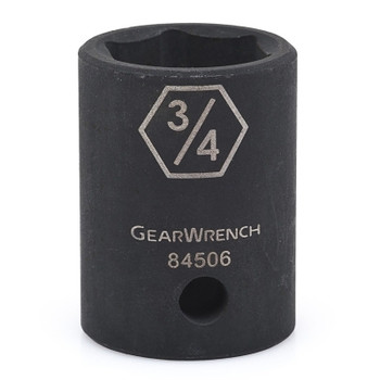 GEARWRENCH 6 Point Standard Impact SAE Sockets, 1/2 in Dr, 1/2 in Opening (1 EA / EA)