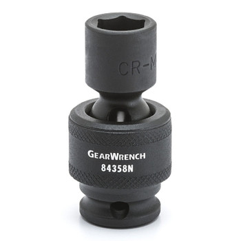 GEARWRENCH 6 Point Standard Universal Impact SAE Sockets, 3/8 in Dr, 9/16 in Opening (1 EA / EA)