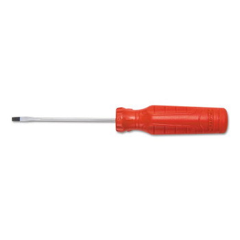 Stanley Products DuraTek Slotted Round Bar Cabinet Screwdrivers, 1/8 in, 5 in Overall L (1 EA/EA)