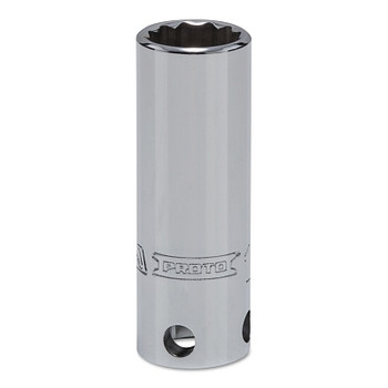 Proto Tether-Ready Drive Deep Sockets, 3/8 in Drive, 13 mm, 2 1/8 in L, 12 Points (1 EA / EA)