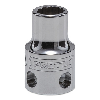 Proto Tether-Ready Drive Deep Sockets, 3/8 in Drive, 8 mm, 1 3/32 in L, 12 Points (1 EA / EA)