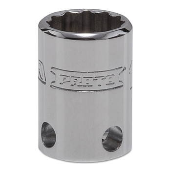 Proto Tether-Ready Drive Deep Sockets, 3/8 in Drive, 14 mm, 1 1/8 in L, 12 Points (1 EA / EA)