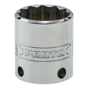 Proto Tether-Ready Drive Deep Sockets, 3/8 in Drive, 23 mm, 1 5/16 in L, 12 Points (1 EA / EA)