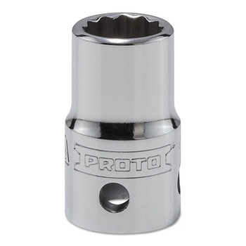 Proto Tether-Ready Drive Deep Sockets, 1/2 in Drive, 13 mm, 1 31/64 in L, 12 Points (1 EA / EA)