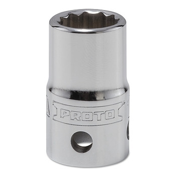 Proto Tether-Ready Drive Deep Sockets, 1/2 in Drive, 14 mm, 1 1/2 in L, 12 Points (1 EA / EA)
