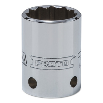 Proto Tether-Ready Drive Deep Sockets, 1/2 in Drive, 7/8 in, 1 9/16 in L, 12 Points (1 EA / EA)