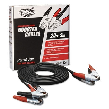 Southwire Booster Cables, 2/1 AWG, 20 ft, Black (1 EA / EA)