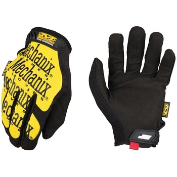Mechanix Wear The Original Work Gloves, Synthetic Leather, Small, Yellow (1 PR / PR)