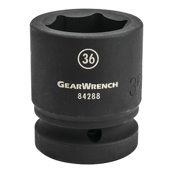 GEARWRENCH 1 in Drive 6 Point Standard Impact Sockets, 60 mm (1 EA / EA)