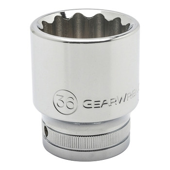 GEARWRENCH 3/4 in Drive Standard Sockets, 25 mm, 12 Points (1 EA / EA)