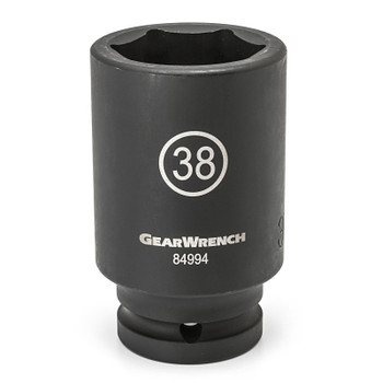 GEARWRENCH 6 Point Deep Impact Metric Sockets, 3/4 in Dr, 24 mm Opening (1 EA / EA)