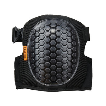 Ergodyne 367 Round Cap Lightweight Gel Knee Pads, Strap/Buckle, Black (6 PR / PK)