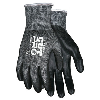 MCR Safety Memphis Cut Pro Cut Protection Gloves, X Large, Black/Green (12 PR / DZ)