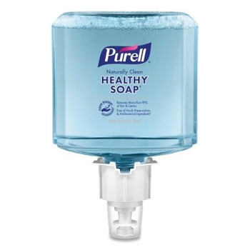 PURELL Professional CRT HEALTHY SOAP Naturally Clean Fragrance-Free Foam Refill, 1200 mL, Cartridge, for ES6 Dispenser (2 EA / CA)