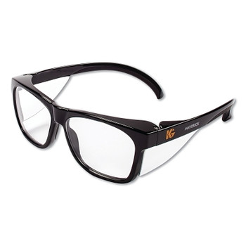 Kimberly-Clark Professional KleenGuard Maverick Safety Glasses, Clear Anti-Fog/Scratch Lens, Black Frame (1 EA / EA)
