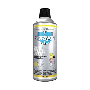 Sprayon Dry Film Graphite Lubricant, 10 oz, Aerosol Can (12 CN / CA) Sprayon Dry Film Graphite Lubricant, 10 oz, Aerosol Can (12 CN / CA)