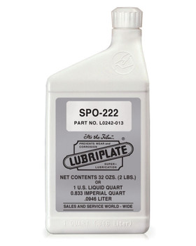 LUBRIPLATE SPO-222, 2lb. Bottle, (12 BTL/CS)