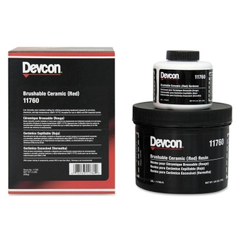 Devcon Brushable Ceramic, 2 lb, Can, Red (1 EA / EA)