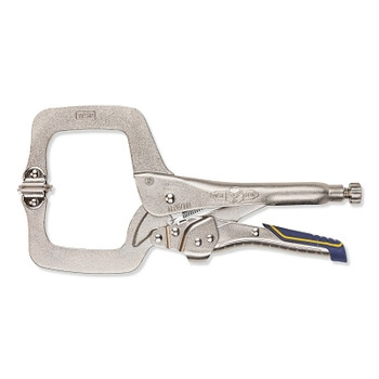 Irwin VISE-GRIP Locking C-Clamps with Swivel Pads, Jaw Opens to 3-7/8 in, 11 in Long (5 EA / PK)