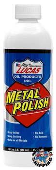 Lucas Oil Metal Polish, 1 Pint (12 BTL / CS)