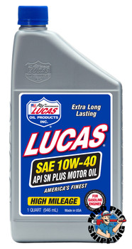 Lucas Oil SAE 10W-40 Motor Oil, 1 Quart (6 BTL / CS)