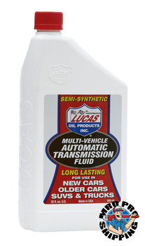 Lucas Oil Semi-Synthetic Multi-Vehicle Automatic Transmission Fluid, 1 Quart (6 BTL / CS)