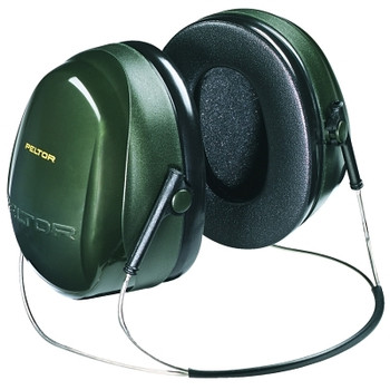 3M PELTOR Optime 101 Earmuff, 26 dB NRR, Dark Green, Behind-the-Head (10 EA / CA)
