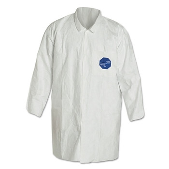 DuPont Tyvek 400 Two Pocket Lab Coat, 2X-Large, White (30 EA / CA)