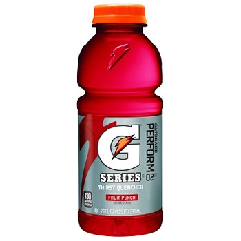 Gatorade 20 oz Wide Mouth Bottle, Fruit Punch (24 BO / CA)