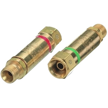 Western Enterprises Flashback Arrestor Component, Oxygen/Fuel Gas, Regulator Adaptor, 9/16 in to 18 TPI (1 EA / EA)