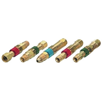 Western Enterprises Quick Connect Set, Regulator-to-Hose, Brass, QDB31/QDB32, Fuel Gas/Oxygen (1 EA / EA)