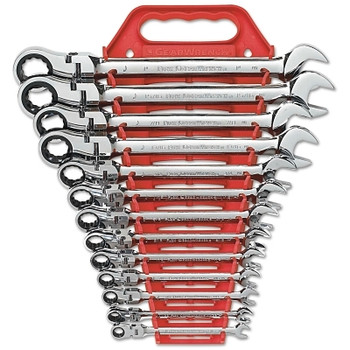 GEARWRENCH 13 Pc. Flexible Combination Ratcheting Wrench Sets, Inch (1 EA / EA)