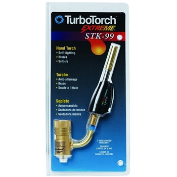 TurboTorch Extreme Swirl Hand Torch Kit, STK-99, MAPP/Propane, ST-33 Self-Igniting Tip, STK-R Regulator with CGA-600 Connection (1 EA / EA)