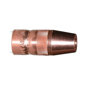 Bernard Centerfire MIG Nozzle, 1/8 in Recess, 1/2 in Bore, For T Series Tip, Copper (1 EA / EA)